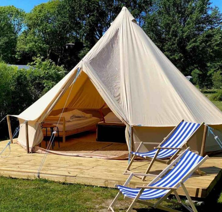 Glamping på Byaasgaard Camping