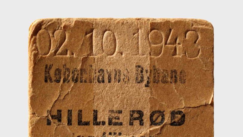 DSB-Ticket von Kopenhagen nach Hillerød 1943