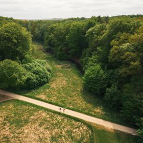 Tisvildevejen fra Hillerød til Melby Overdrev